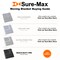 Sure-Max Moving & Packing Blankets - Heavy Duty Pro - 80" x 72" (90 lb/dz weight) - Professional Quilted Shipping Furniture Pads Black